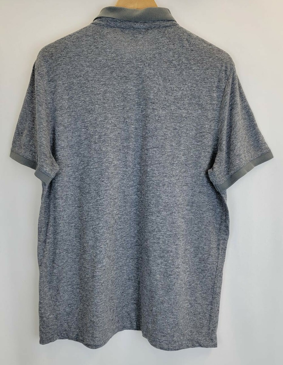 Tシャツ・カットソー Michael Kors CORE MERINOS SHORT SLEEVES POLO EMBROIDER Michael Kors Mens Size Medium Gray Polo Shirt Short Sleeve