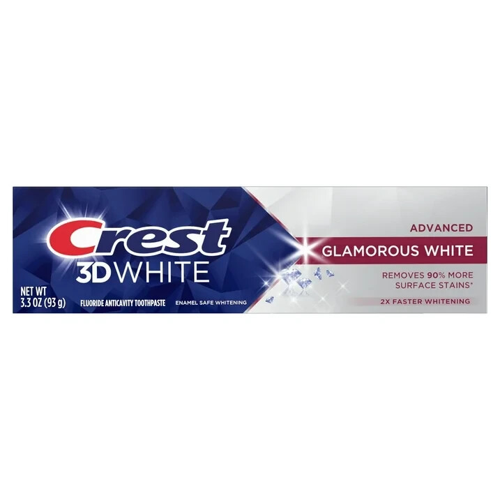 Crest 3D White Advanced Glamorous White Whitening Toothpaste