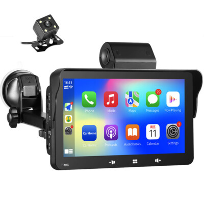 7in MP5 Player For Apple CarPlay Android Auto Touch Screen Car Stereo Radio BT