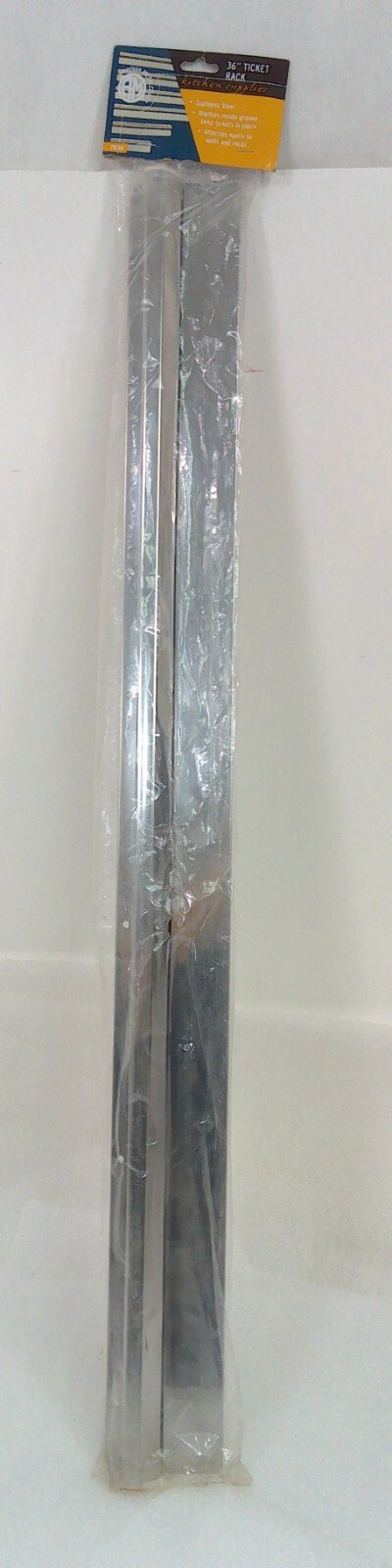 American Metalcraft TR36 Stainless Steel 36" Long Ticket Rack Guest Check Rail