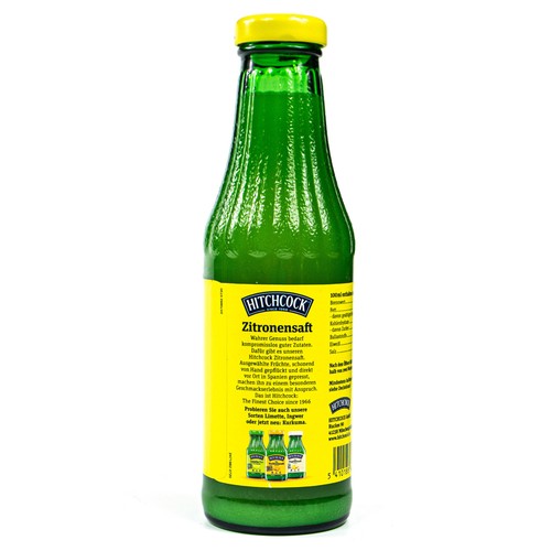 Hitchcock - Zitronensaft Pur 100% Direktsaft - Saft aus ca. 15 Zitronen 0,5 L - Bild 2 von 5
