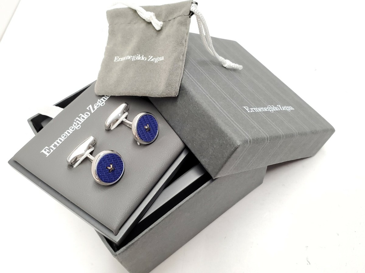 エルメネジルドゼニア　カフリンクス エルメネジルドゼニア】本物 Ermenegildo Zegna カフス トリプル