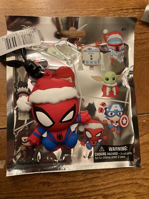 NEW Disney 100 Retro 3D Christmas Holiday Figural Bag Clip Toy