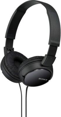 デバイスワークス　新品 Sony MDRZX110/BLK ZX Series Stereo Headphones Wired Swivel Black