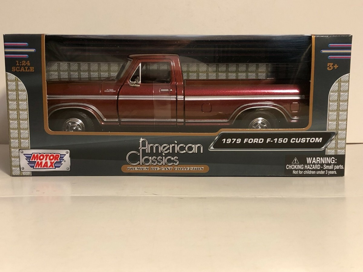 MOTORMAX 1979 FORD F150 PICKUP TRUCK BROWN 1:24 DIECAST