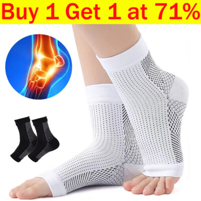 Soothe Socks Toeless for Neuropathy Compression Ankle Athletic