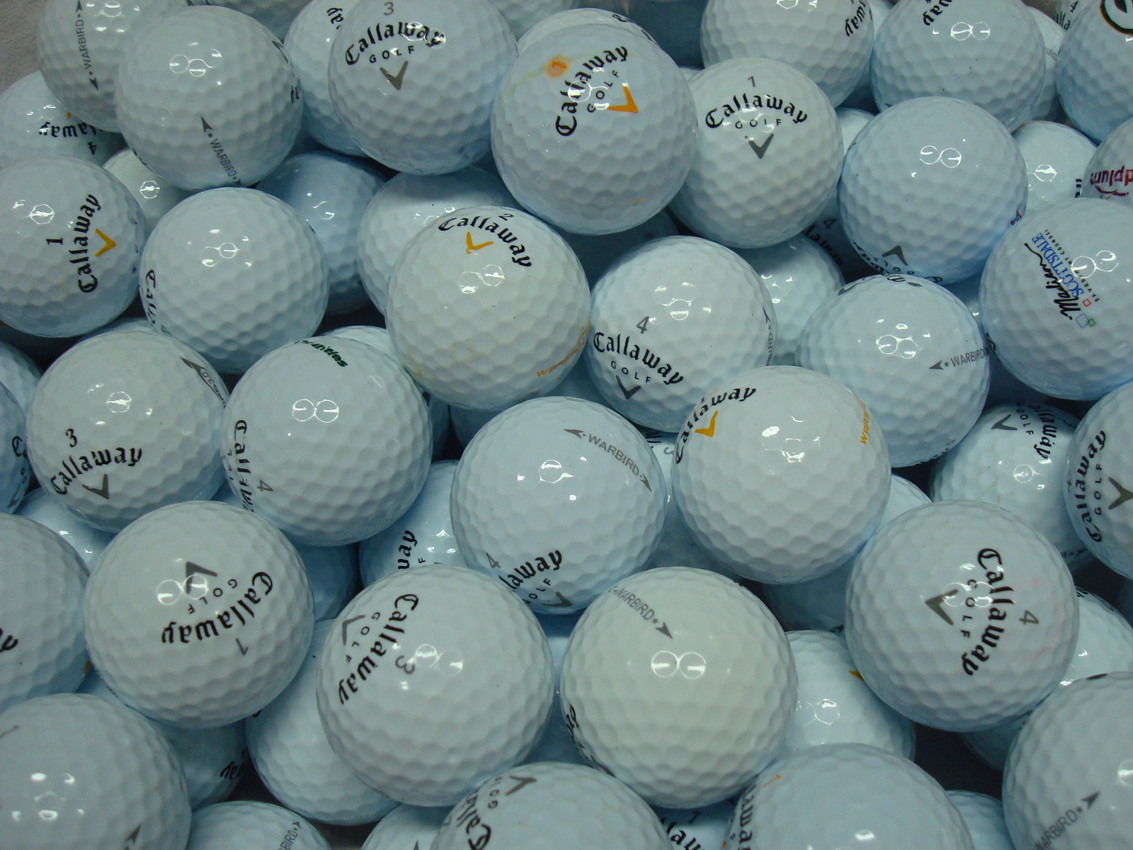 50 CALLAWAY WARBIRD-WARBIRD PLUS PALLINE PALLE DA GOLF USATE CAT. PEARL-AAA