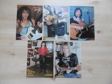 Scorpions Autogramme signed 5x A4 Magazinbild