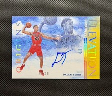 2022-23 Panini Origins - Elevation Signatures Gold Dalen Terry #EA-DTY /10