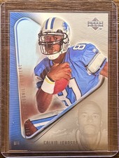 2007 Upper Deck NFL Players Rookie Premiere Calvin Johnson Rookie Card #15. rookie card picture