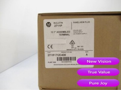 New Sealed Allen Bradley 2711P-T12C4D8 AB 2711PT12C4D8 Free Shipping