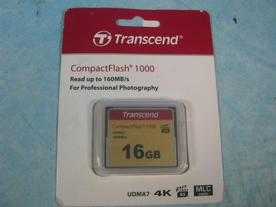 16GB Transcend 1000 CompactFlash Memory Card UDMA 7 - FREE SHIPPING - NEW