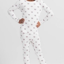 NWT Kids Skims Marble Heart Pajama Set size 4
