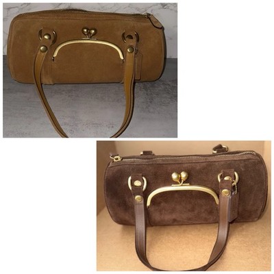 COACH Kisslock Barrel Bag CDT38 Spring 2026 Release NWT Caramel