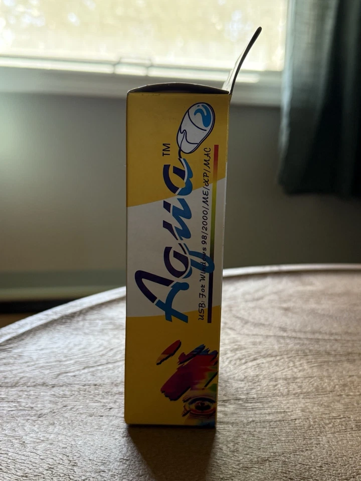 Aqua Mouse (Ply Mart) Vintage Computer PC Mouse 2000s Era *NEW IN BOX* - Image 4 of 4