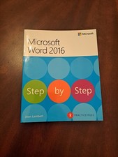 Step by Step Ser.: Microsoft Word 2016 Step by Step by Joan Lambert 2015, Trade