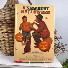 A Newbery Halloween Hardcover Book  12 Scary Stories  Vintage Halloween Book
