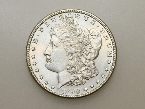 1899-P $1 MORGAN SILVER ONE DOLLAR CH/GEM BU