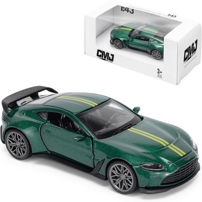 Offizielles Aston Martin V12 Vantage Maßstab 1:43 Die-Cast Modellauto in Racing Green
