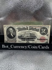 1917 United States $2 Large Size Note Circulated Uncertified Ungraded E21205721A