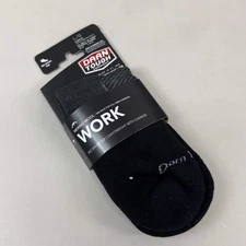 DARN TOUGH Work Socks No Show Tab Lightweight Men SZ L 10-12 Black Merino Wool