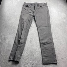 Banana Republic Traveler Slim Fit Pants Mens 32x30 Grey Five Pocket Chino Jeans