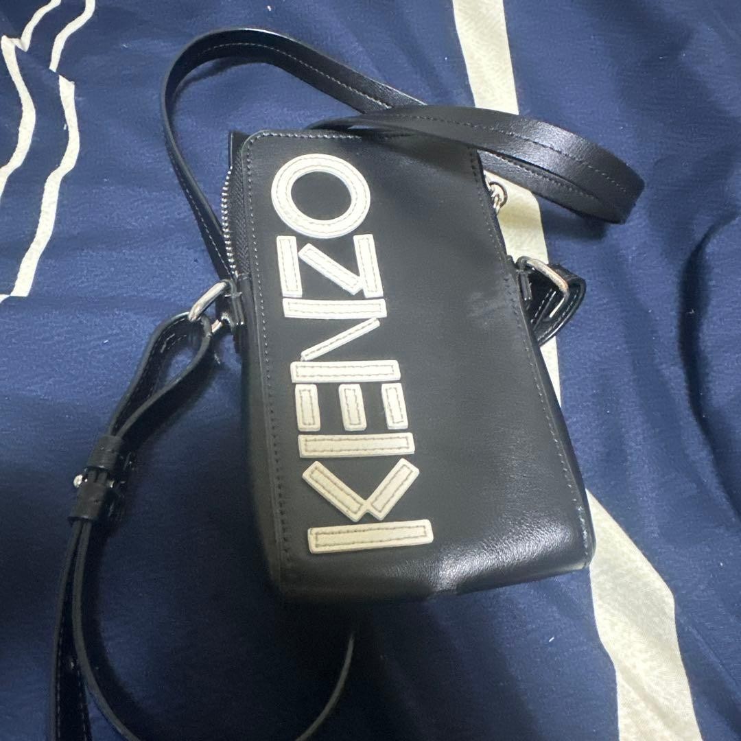Kenzo Black Smartphone Shoulder Bag Limited Edition Men's bags, stylish, popular