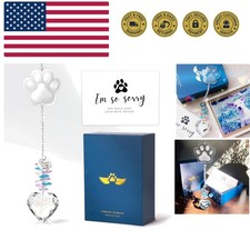 Pet Memorial Suncatcher, Dog Memorial Gifts, Pet Loss, Pet Sympathy, Thoughtf...