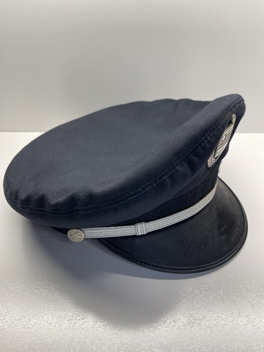 VINTAGE US Airways Airline Pilot 90s SUPERIOR UNIFORM CAP CO Chicago USA RARE - Picture 2 of 19