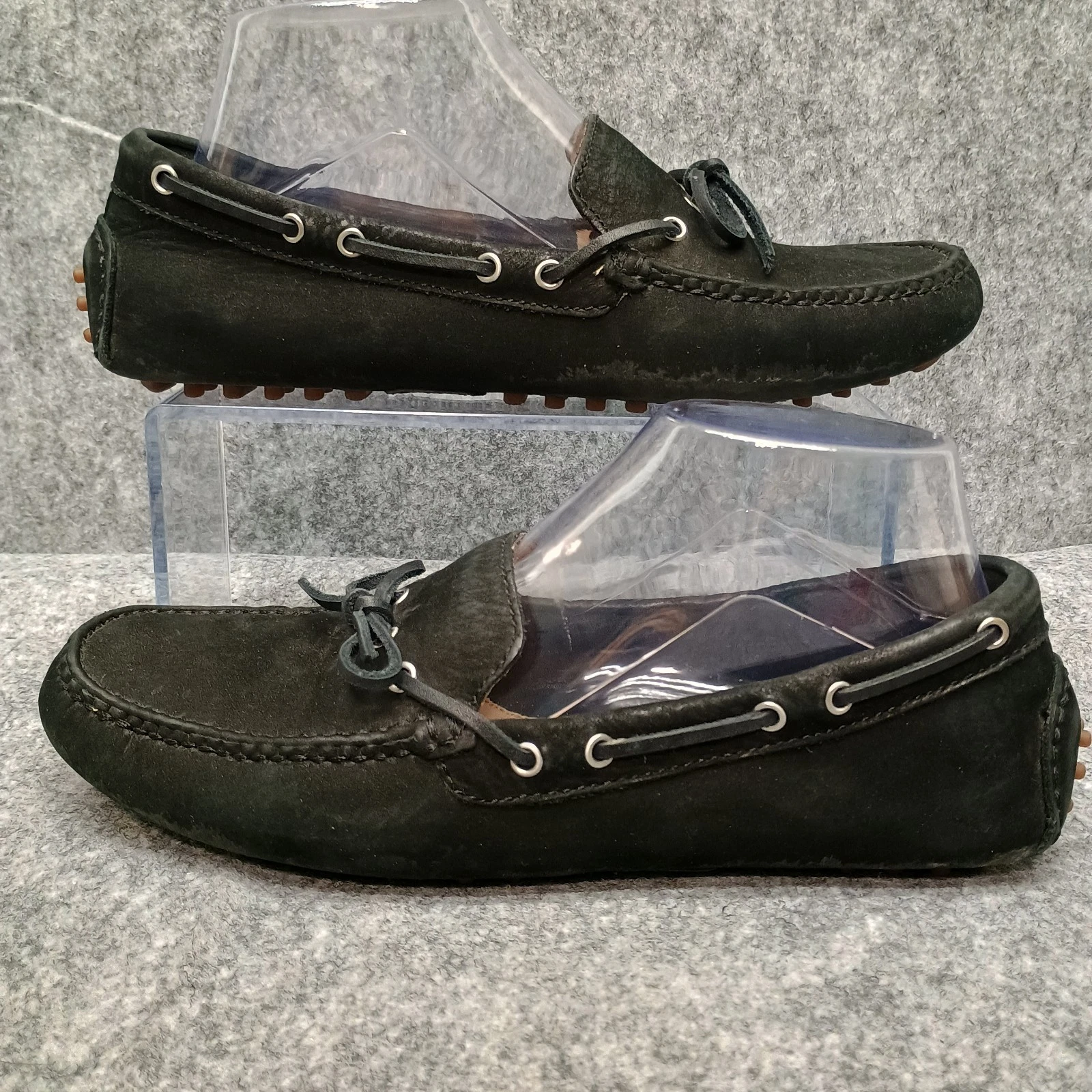 Mocassini da guida COLE HAAN NikeAIR da donna taglia 8M neri scamosciati suola comoda