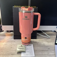 Stanley Coral Fixation 40oz Stainless Steel H2.0 FlowState Tumbler ELF RARE NWT