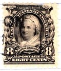 USA 1902 Martha Washington 8 Cent Postage Stamp Black Used Sc 306 SA 492 — photo 7