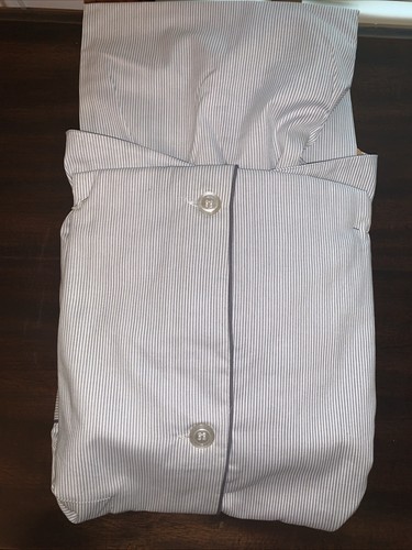 Mens vintage Pajamas NEW HEMINGWAY POINT Large 42-44 Gray Pinstripe - Picture 4 of 5