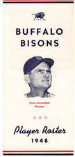 1948 Buffalo Bisons Player Roster & Schedule