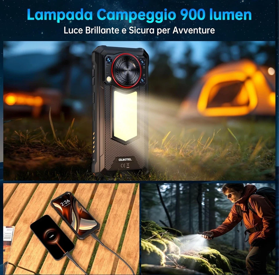 OUKITEL WP53S Rugged Smartphone 16GB+128GB IP68/IP69K/NFC/BT5.0/OTG/GPS - Immagine 4 di 4