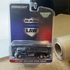 Greenlight Hobby Exclusive 2022 Ram 1500 Classic Special Service RAM LAW