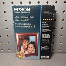 Epson Ultra Premium Photo Paper Glossy 4 x 6 inch 100 Sheets S042174 - NEW