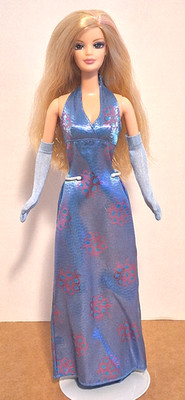 BARBIE HYBRID DOLL IN A FASHION AVENUE GOWN-STUNNER BLONDE HAIR /PINK HIGHLIGHT