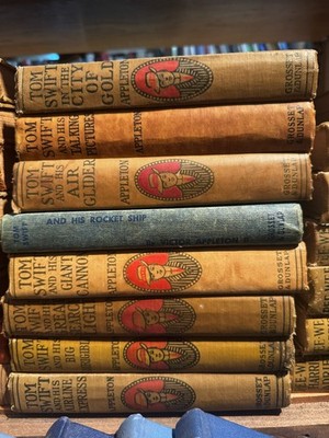 LOT of 8 Tom Swift Novels, written by Appleton