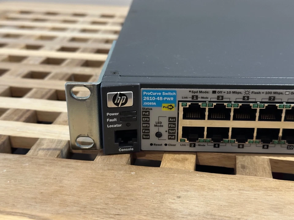 HP ProCurve 2610-48-PWR 100/Gigabit 50+2xSFP Ethernet Managed PoE Switch J9089 - Image 2 of 4