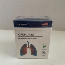 Mill.Steps Lung Expansion  Mucus Removal Device OPEP Therapy New in Box