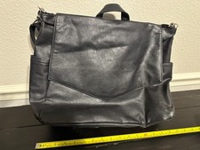 31 Thirty-One On Point Laptop Backpack Black Crossbody Strap