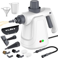 Steam Cleaner, Handheld Cleaner for Home with Safety Grey and White
