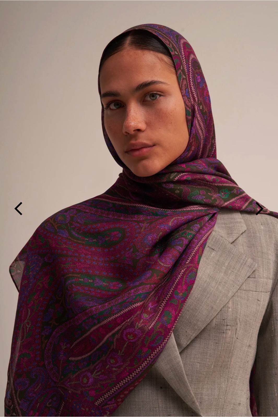 Elegant Wool Silk Scarf Shawl Lightweight Luxury Winter Accessory Nwt 190x70cm