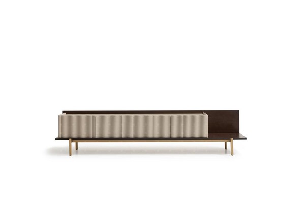 Sideboard Rtv Lowboard Tv StäNder Tisch Wohnzimmer Holz Beige Modern-image