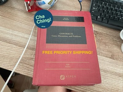 64 - Contracts Cases, Discussion And Problems Fifth ed. 9781543838763 GOOD 