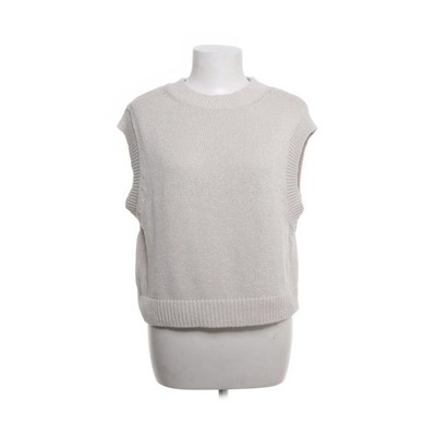 H&M, Pullunder, Größe: L, Beige, Baumwolle/Polyester, Einfarbig, Grobstrick #gMK