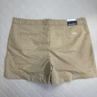 Eddie Bauer Shorts Womens 18 Beige Legend Wash Slightly Curvy Chino Stretch