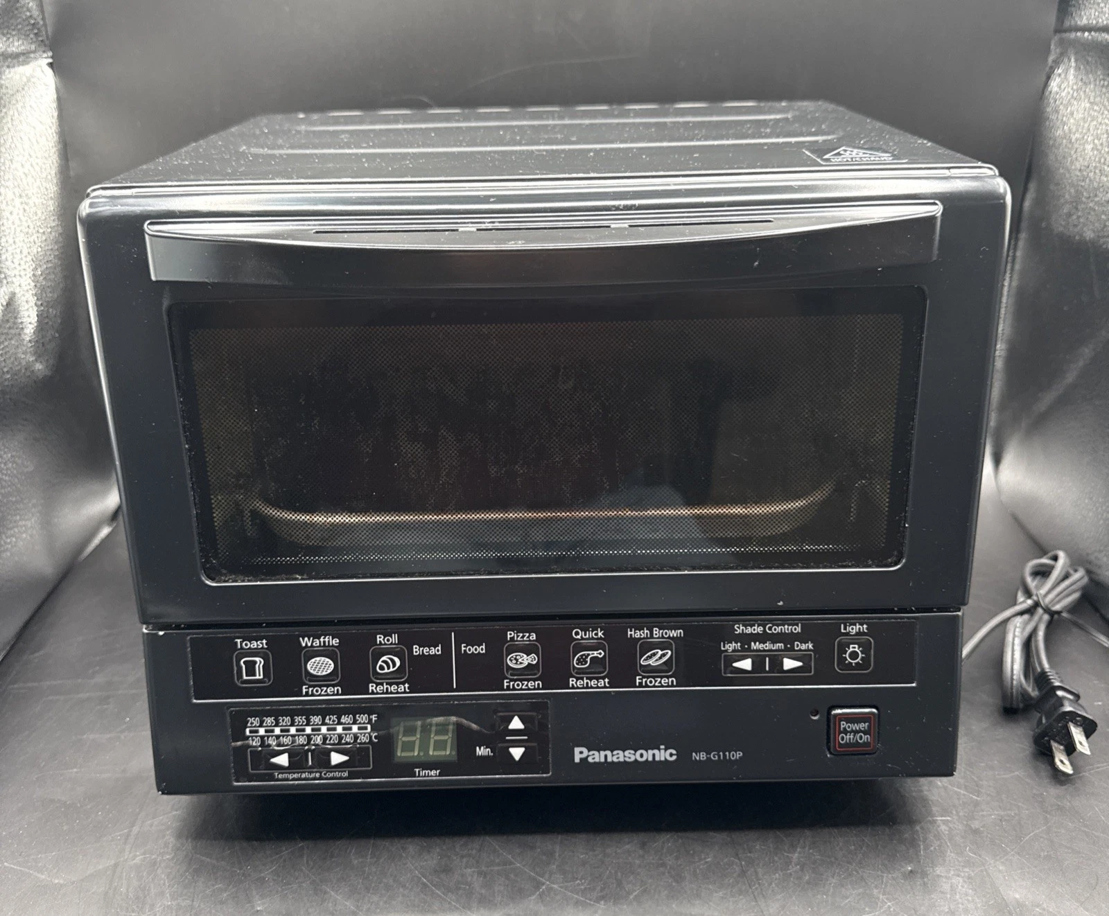 Panasonic NB-G110P Flash Xpress Compact Infrared Toaster Oven Black