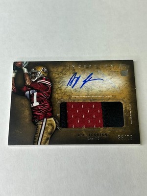 2012 Topps Inception AJ Jenkins 53/75 Rookie Patch Auto 49ers E1